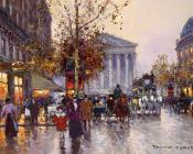 La Madeleine Vue De La Rue Royale - 爱德华·科尔特斯